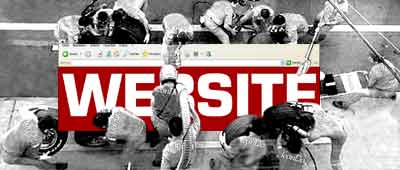 Website im Boxenstopp